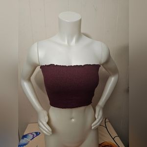 Victoria's Secret pink brand tube top.